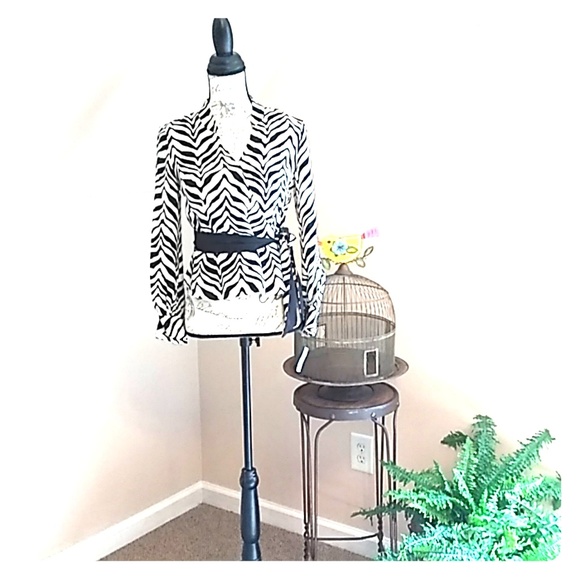 Talbots Tops - Talbots petite size 2 Animal print Zebra #T00010T